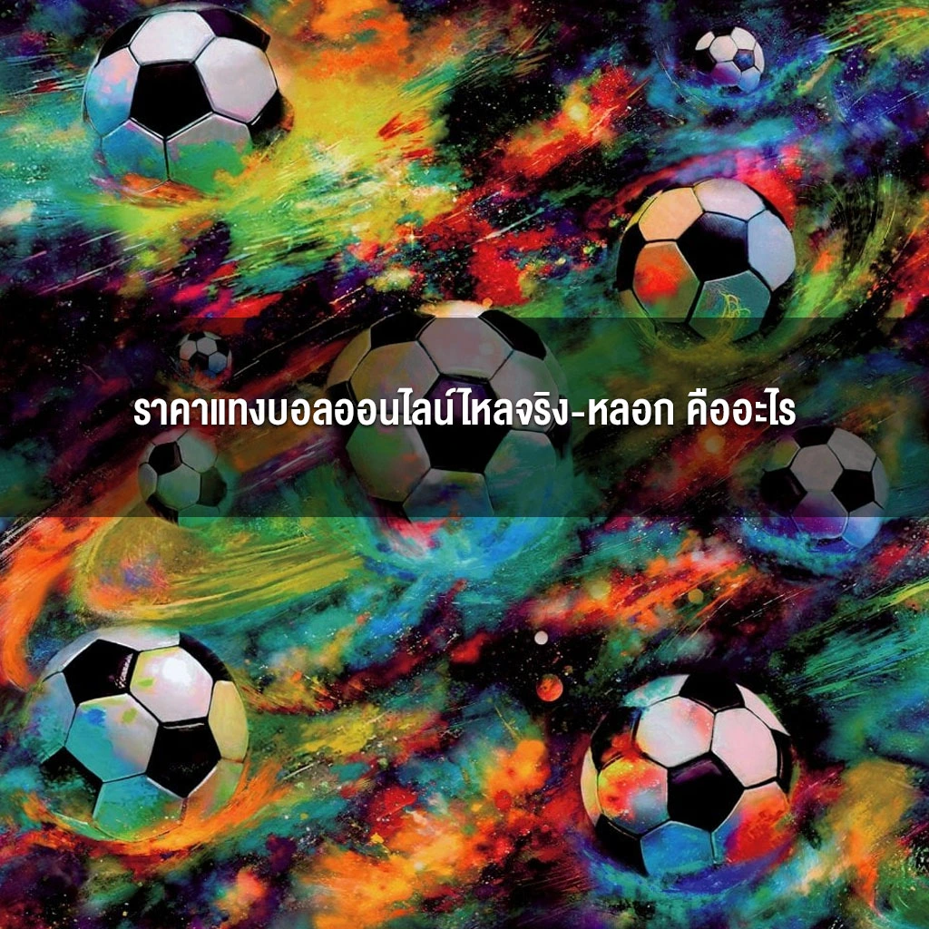 ราคาแทงบอลออนไลน์ไหลจริง-หลอก คืออะไร ราคาแทงบอลออนไลน์ไหลจริง-หลอก คืออะไร